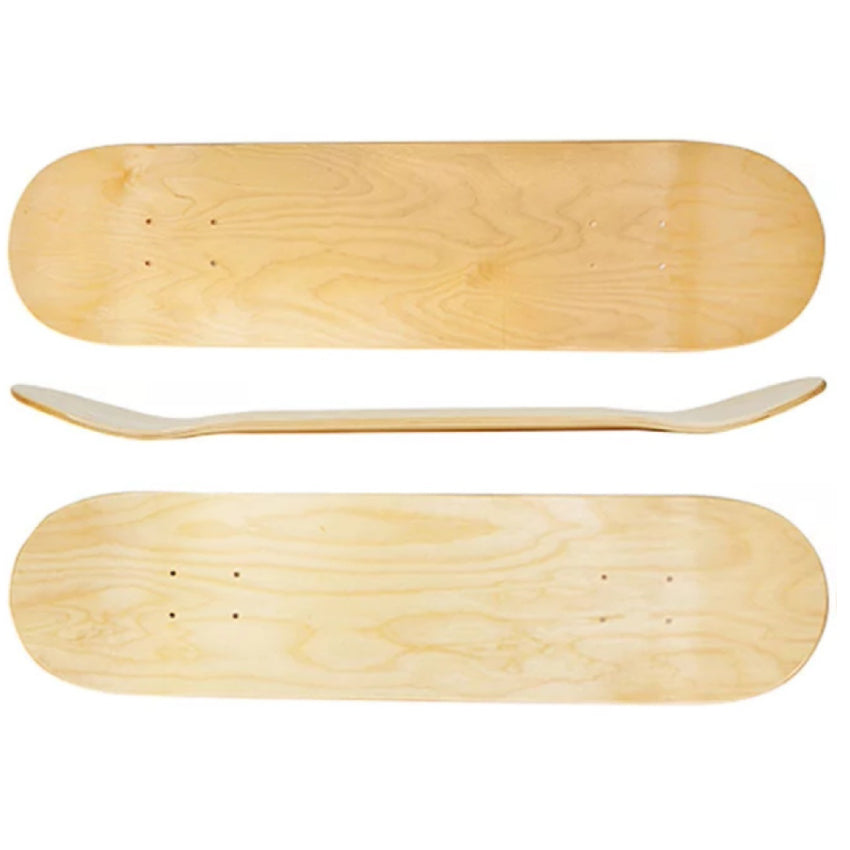 (Bulk Deals) - (x10) 8inch Art Blank Skateboard Deck